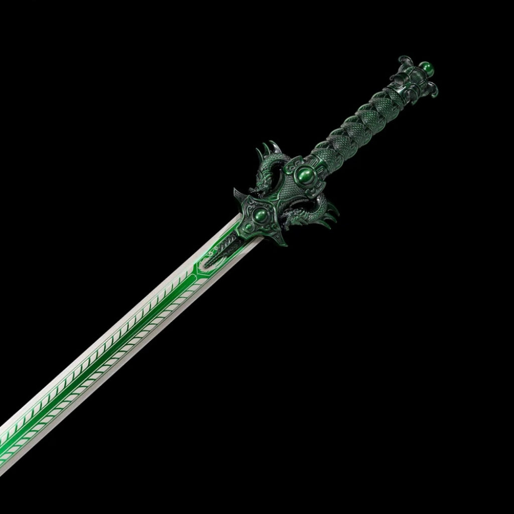 Integrated Tang Dynasty Swords Tang Heng Dao, Xiu Chun Dao Embroidered Spring Saber High Manganese Steel Blades, Unsharpened Cold Weapons For Self Defense