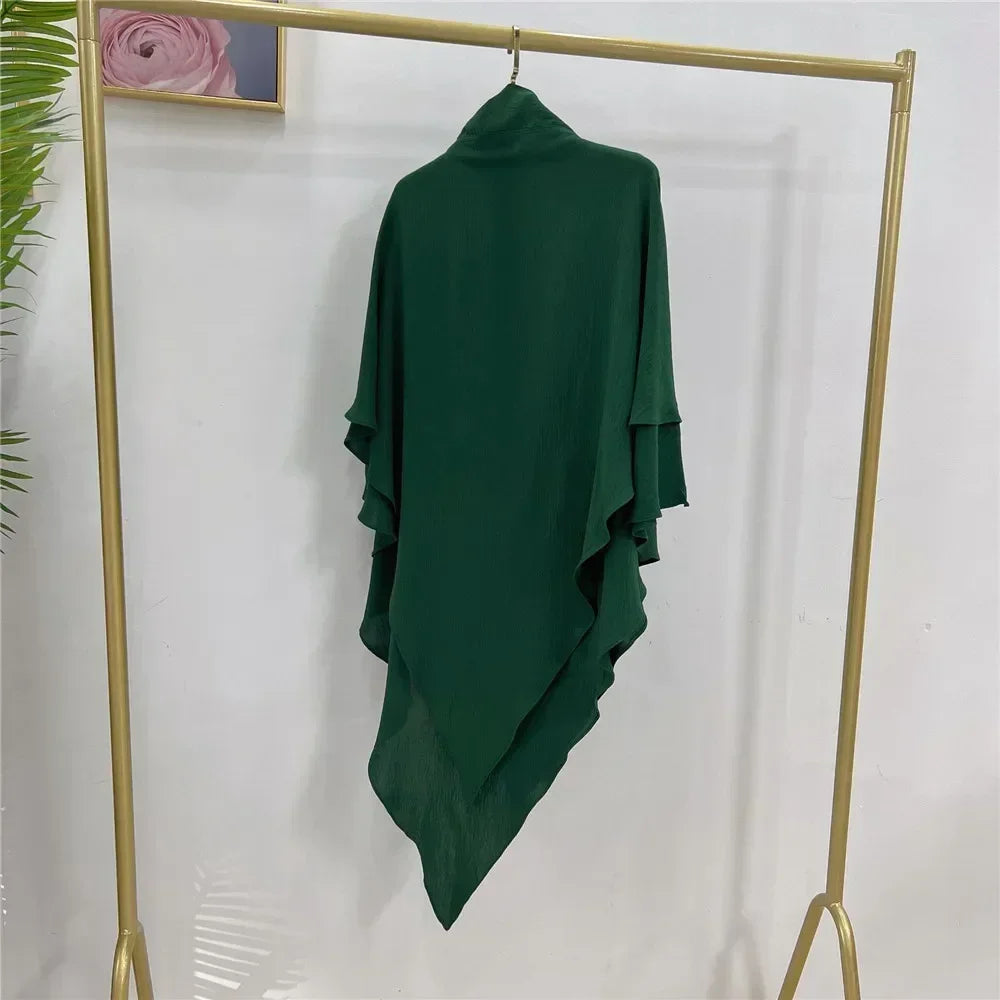 Long Khimar Prayer Garment - Overhead Hijab Pullover