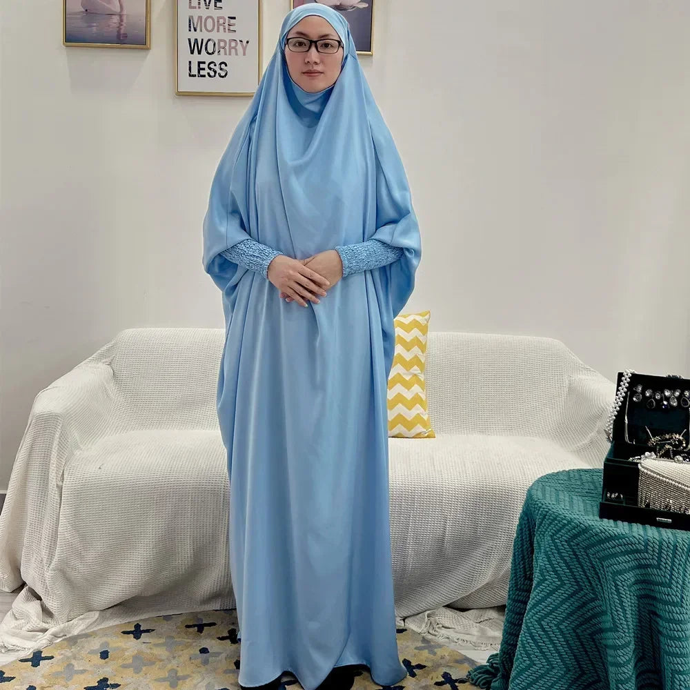 Hooded Prayer Khimar - Full Coverage Hijab Abaya