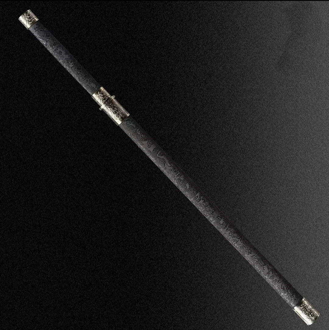 Taizong Integral Tang Dynasty Horizontal Sword High Manganese Steel Self-Defense Cold Weapon Collection-Grade Unsharpened