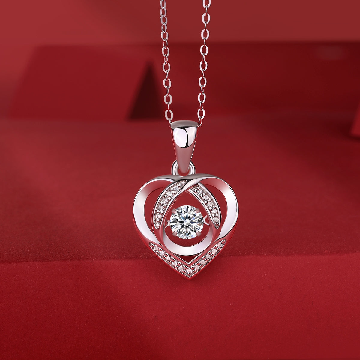 Moissanite Diamond Pendant Necklace | S925 Silver