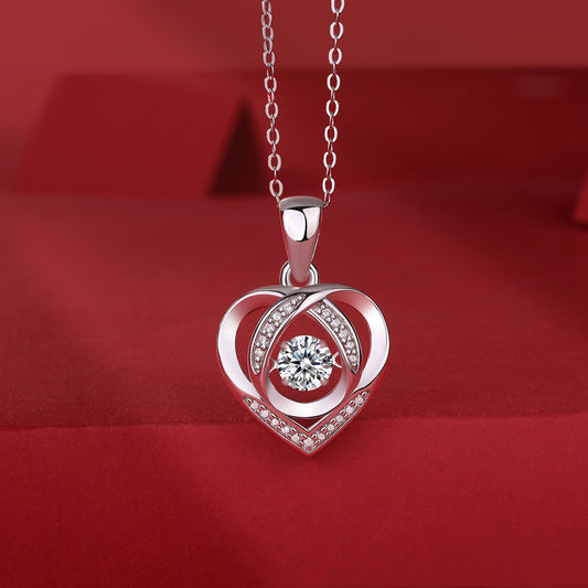 Moissanite Diamond Pendant Necklace | S925 Silver