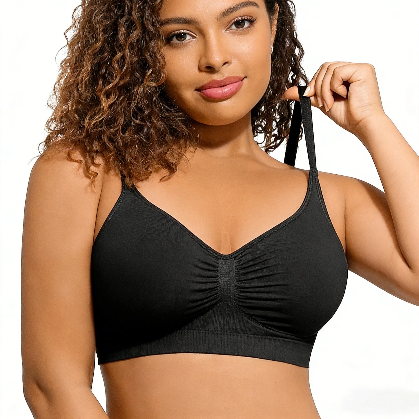 Formiva Women's Wireless Unlined Bra – No Padding, No Underwire, Seamless Everyday Comfort
