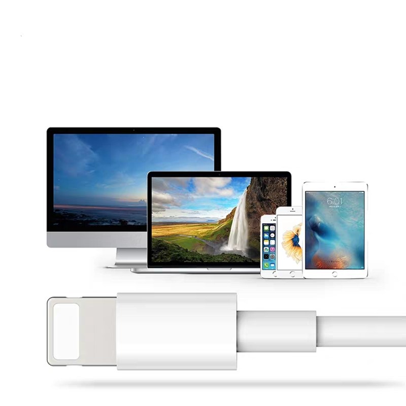 Lightning Fast Charge Cable for iPhone – White | 1m & 2m
