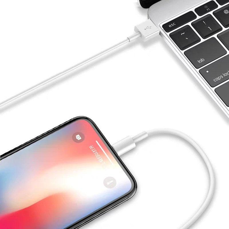 Lightning Fast Charge Cable for iPhone – White | 1m & 2m