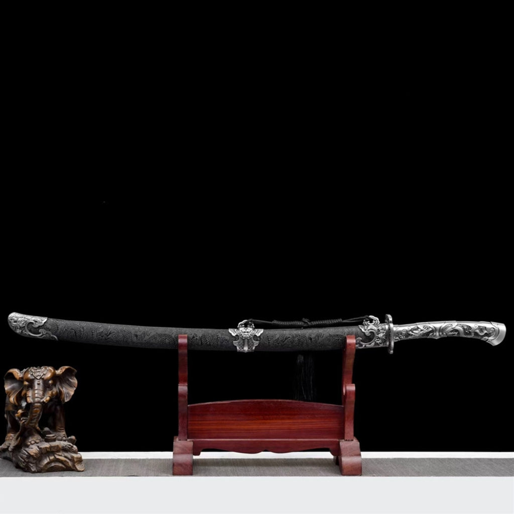 Linglong Green Blade Xiuchun Dao – High Manganese Steel Practice Sword