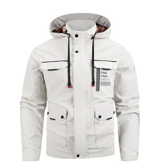 Men's Lightweight Windbreaker Jacket — Wind & Shower Resistant