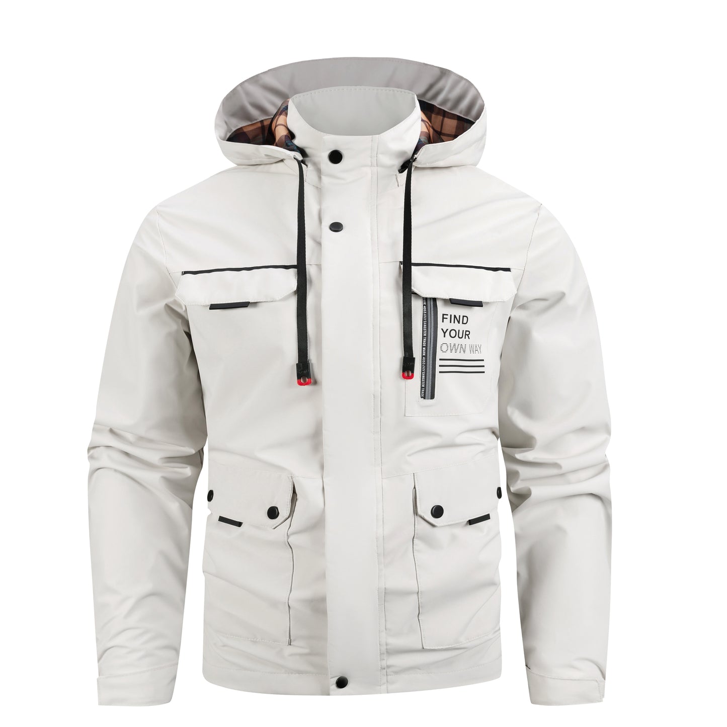 Men's Lightweight Windbreaker Jacket — Wind & Shower Resistant