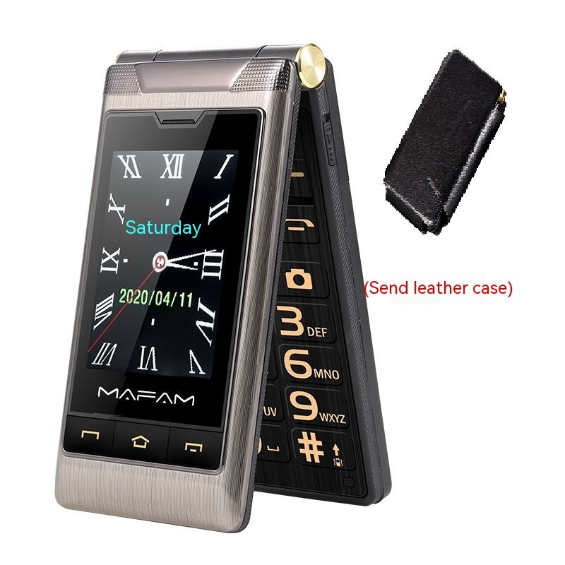 Dual Screen Flip Phone – 5900mAh | Dual SIM | 2G & 4G | Senior-Friendly