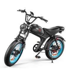 C93 Dual-Drive Electric Bike – 48V 2000W Motor, 23Ah Battery, 55–70KM Range