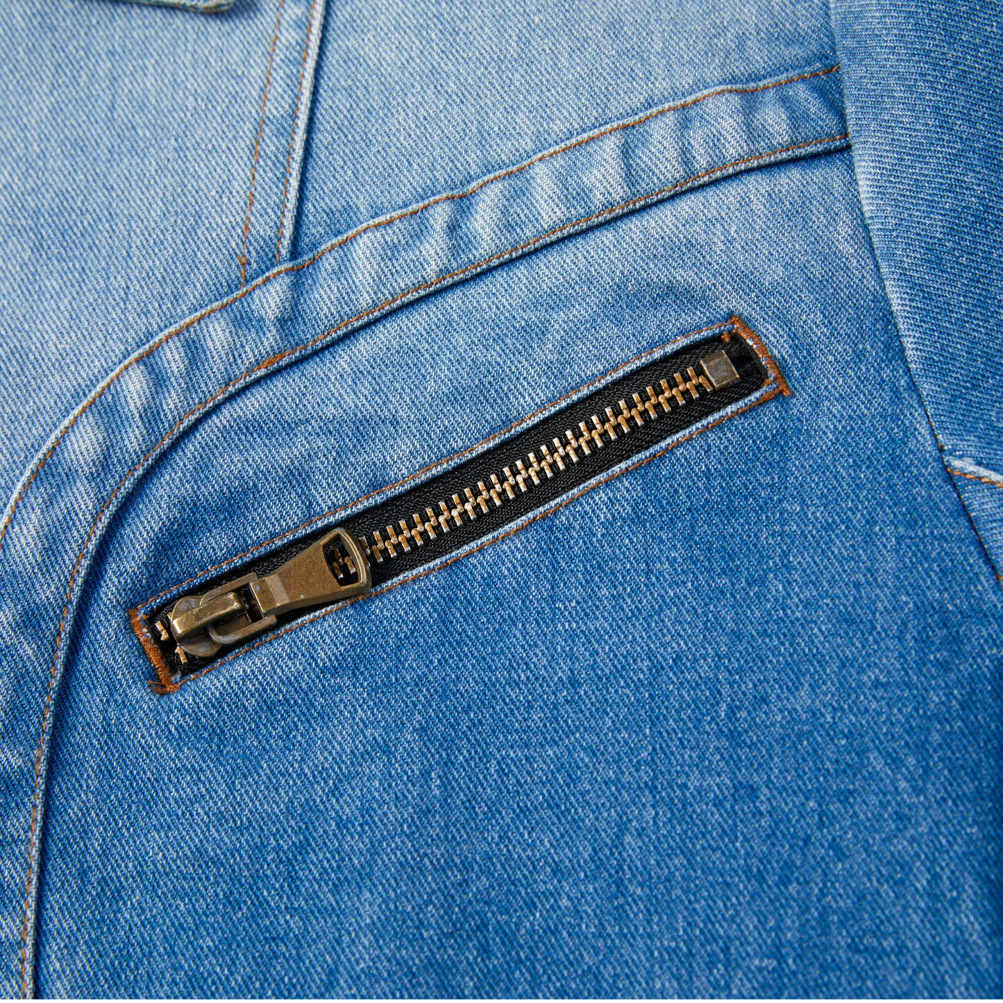 Men's Classic Multi-Pocket Denim Jacket