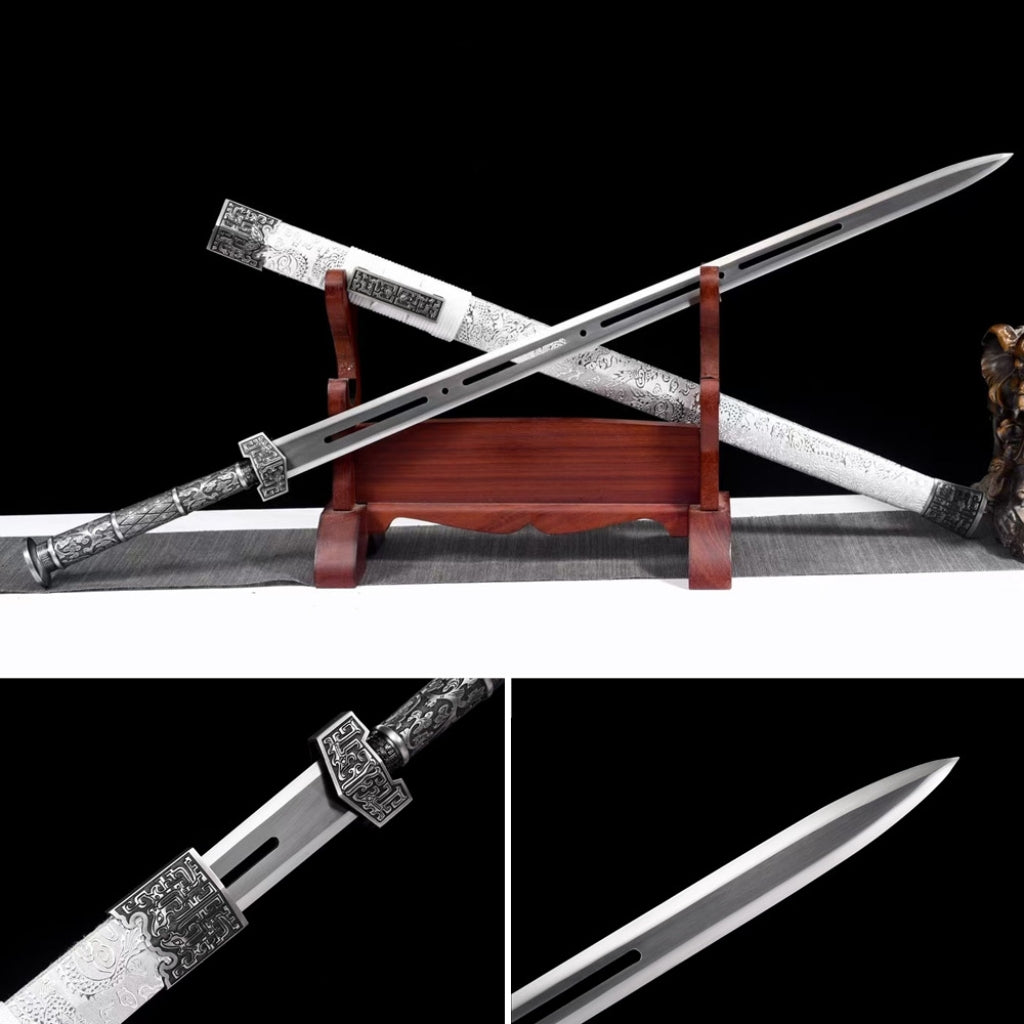 Ice Soul Sword | Handmade High Manganese Steel Han Sword