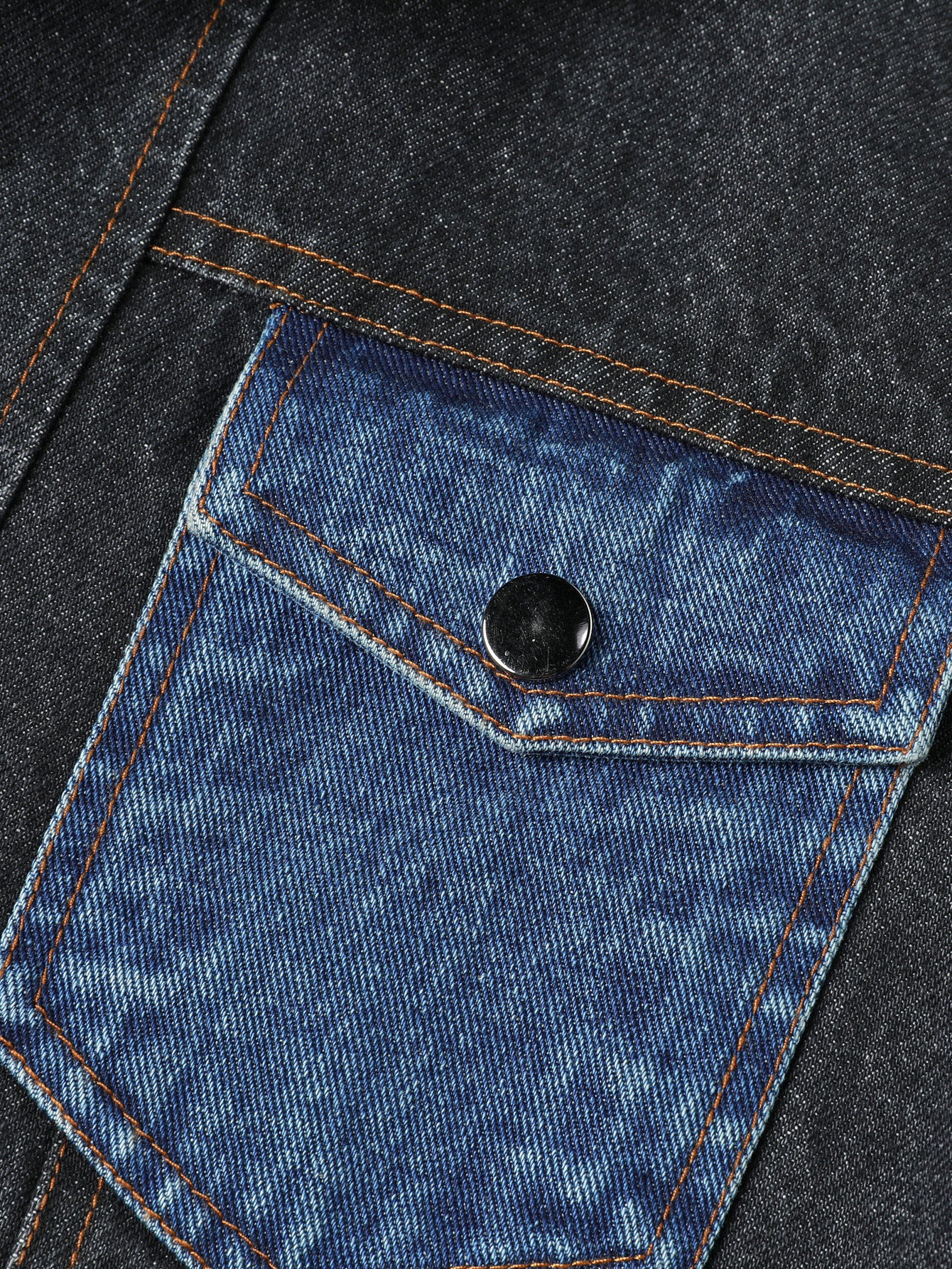 Men's Patchwork Denim Jacket — Streetwear Autumn Outerwear