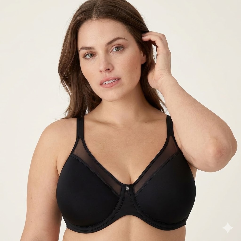 Seamless Comfort Underwire Bra – Ultra-Light, Convertible Straps