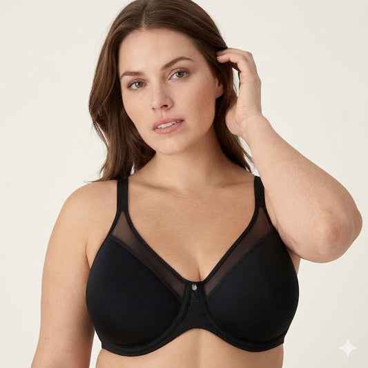 Seamless Comfort Underwire Bra – Ultra-Light, Convertible Straps
