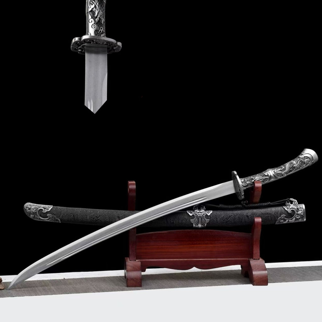 Linglong Green Blade Xiuchun Dao – High Manganese Steel Practice Sword