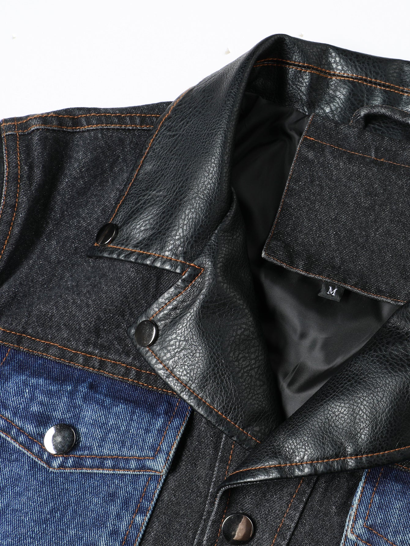 Men's Patchwork Denim Jacket — Streetwear Autumn Outerwear
