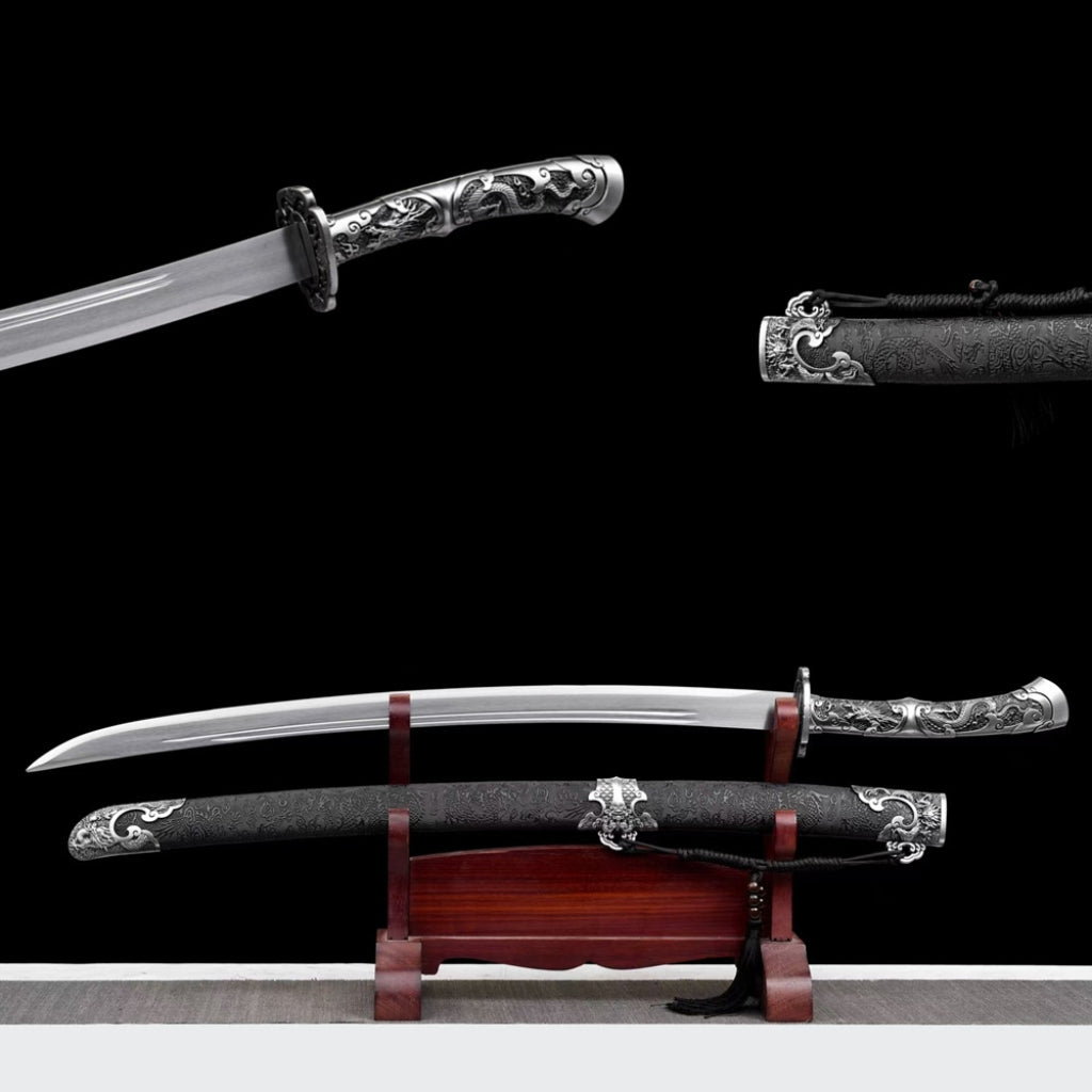 Linglong Green Blade Xiuchun Dao – High Manganese Steel Practice Sword