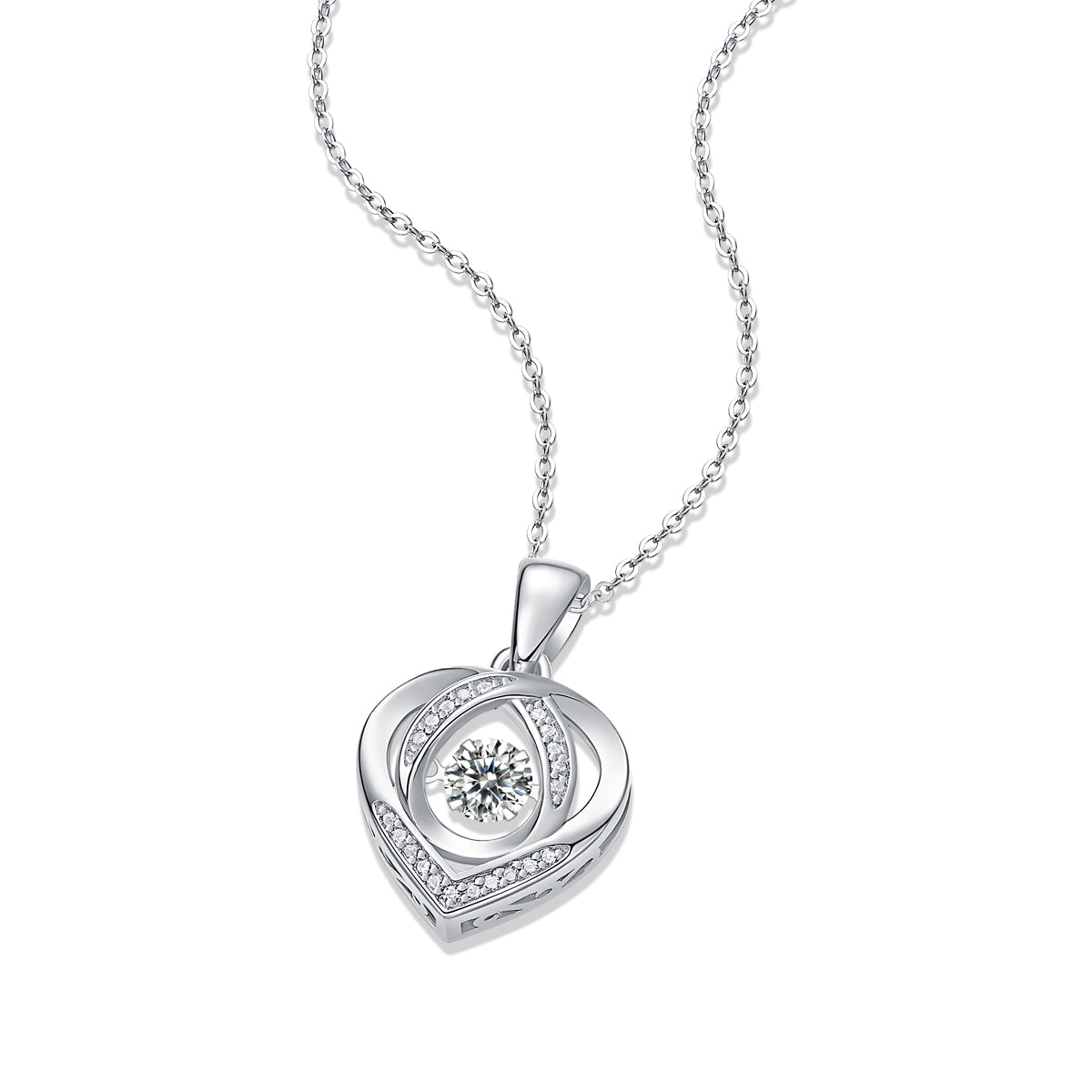 Moissanite Diamond Pendant Necklace | S925 Silver