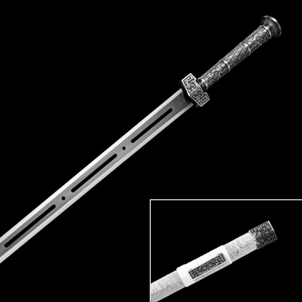Ice Soul Sword | Handmade High Manganese Steel Han Sword