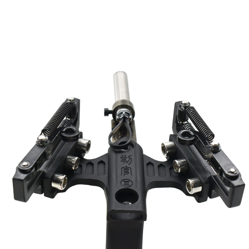 High-Precision Stainless Steel Slingshot with Laser