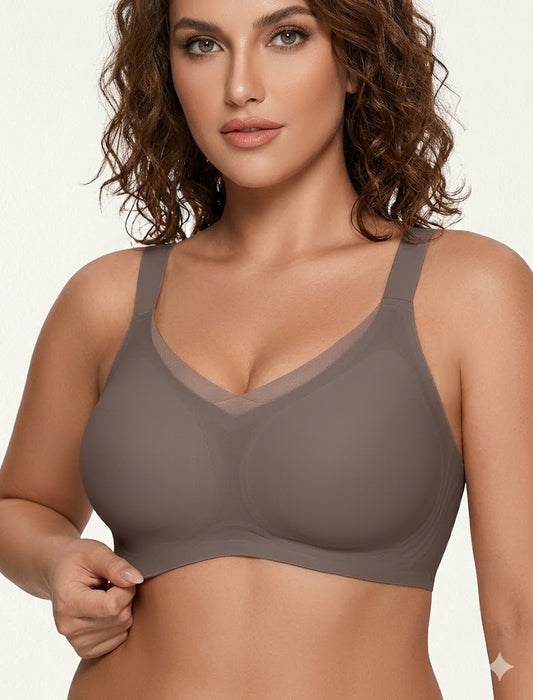Women's Seamless Wireless Jelly Bra – Soft Support, No Underwire