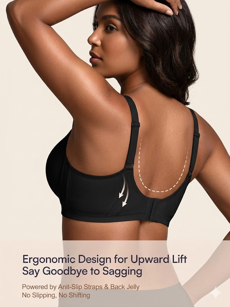 Jelly Support Wireless Bra – Seamless, Padded & All-Day Comfort