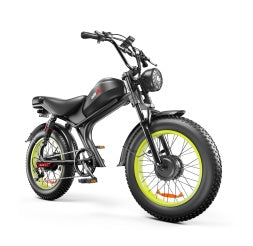 C93 Dual-Drive Electric Bike – 48V 2000W Motor, 23Ah Battery, 55–70KM Range