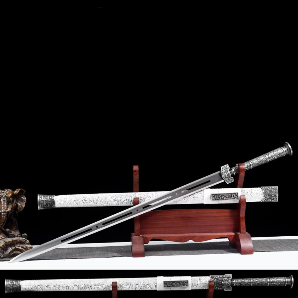 Ice Soul Sword | Handmade High Manganese Steel Han Sword