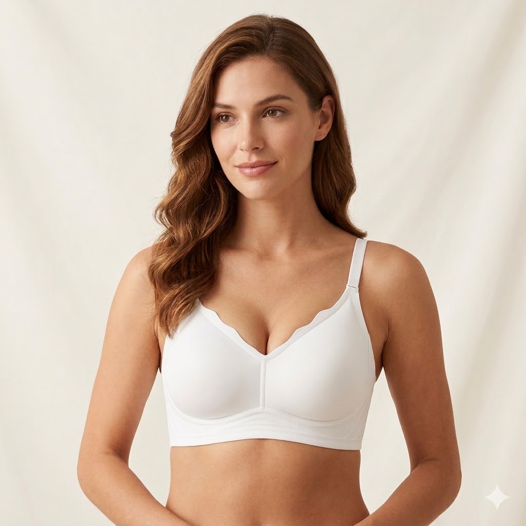 Jelly Support Wireless Bra – Seamless, Padded & All-Day Comfort