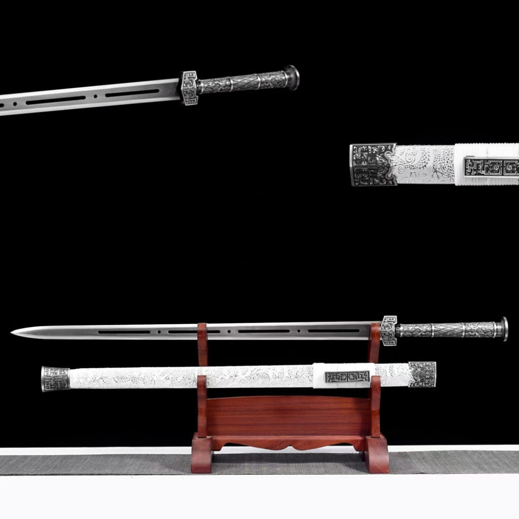 Ice Soul Sword | Handmade High Manganese Steel Han Sword