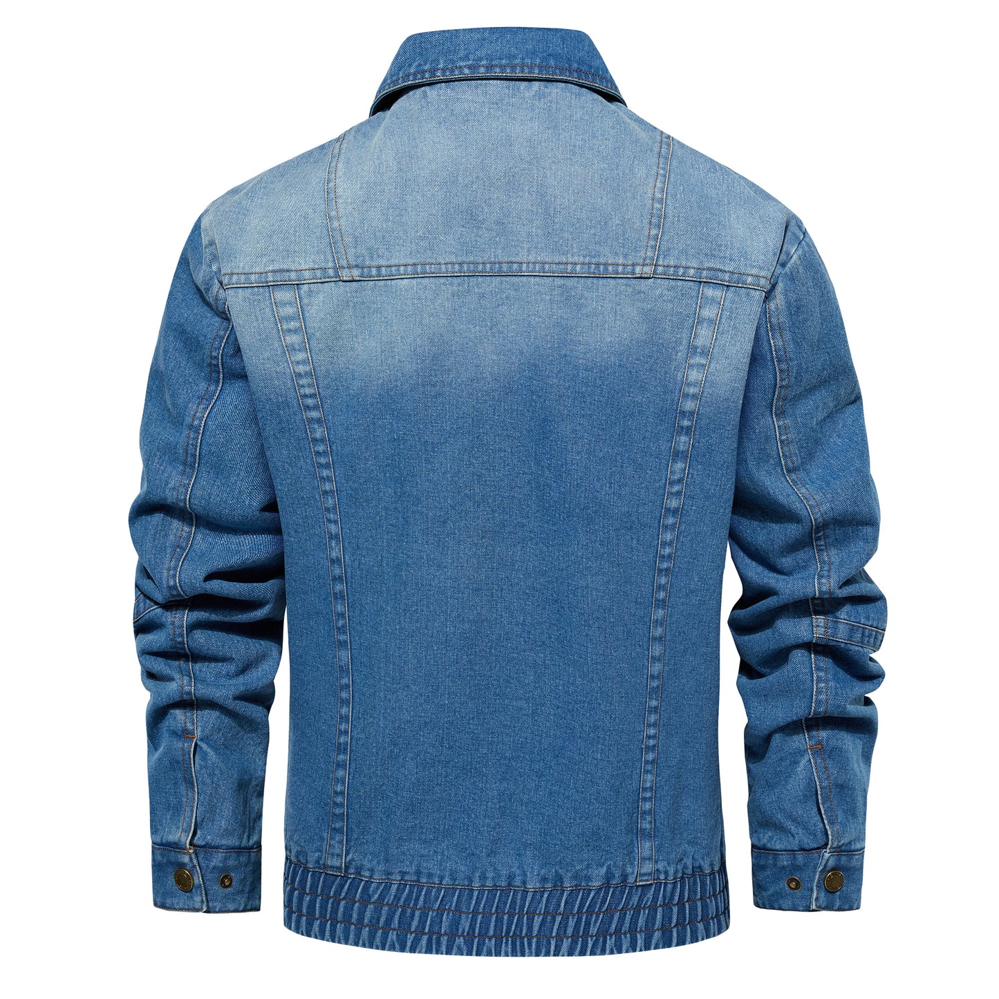 Men's Classic Multi-Pocket Denim Jacket