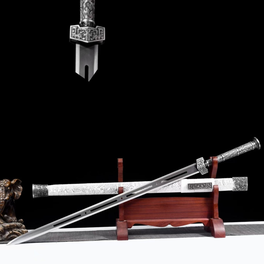 Ice Soul Sword | Handmade High Manganese Steel Han Sword