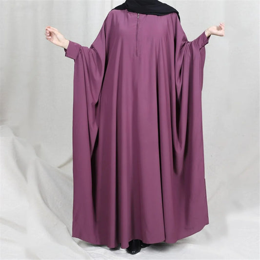 Women's Batwing Sleeve Abaya Kaftan Dress