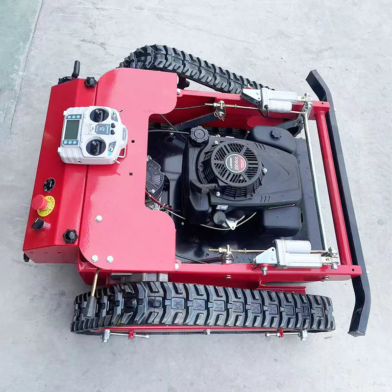QL500D Heavy-Duty Remote Control Robotic Lawn Mower – 500mm Agricultural Crawler Grass Cutter