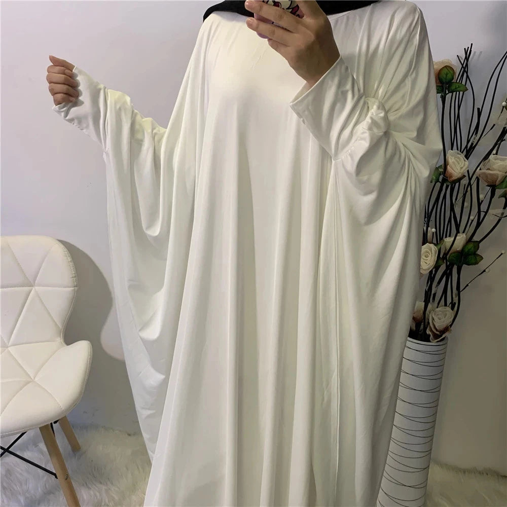 Batwing Sleeve Prayer Dress - Traditional Pullover Abaya