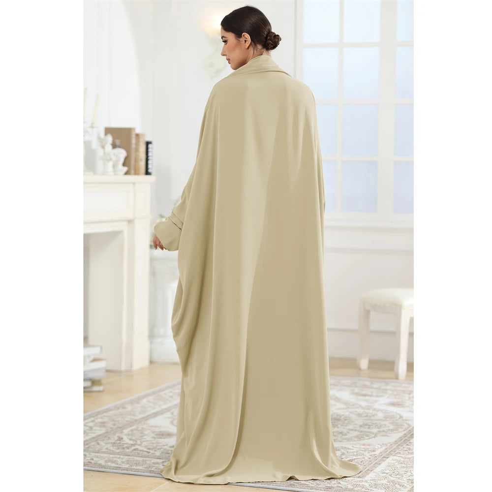 Butterfly Sleeve Prayer Abaya - Modest Ramadan Kaftan