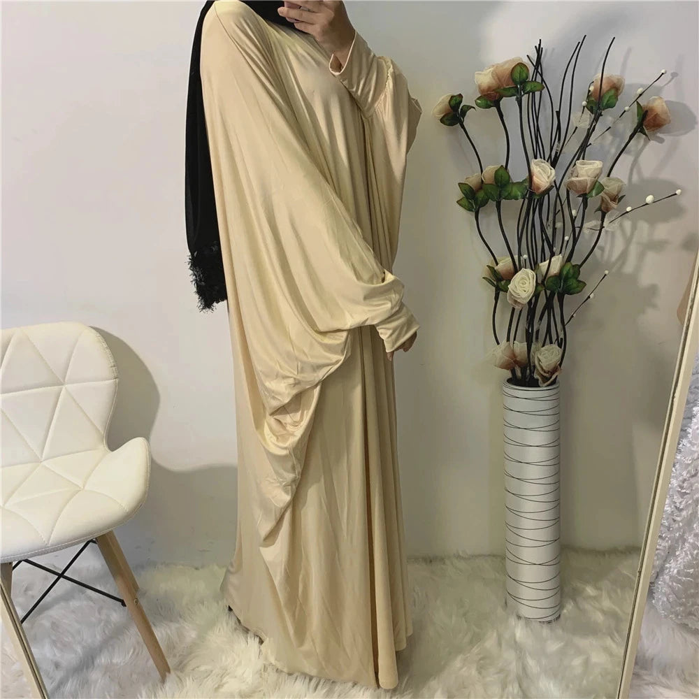 Batwing Sleeve Prayer Dress - Traditional Pullover Abaya
