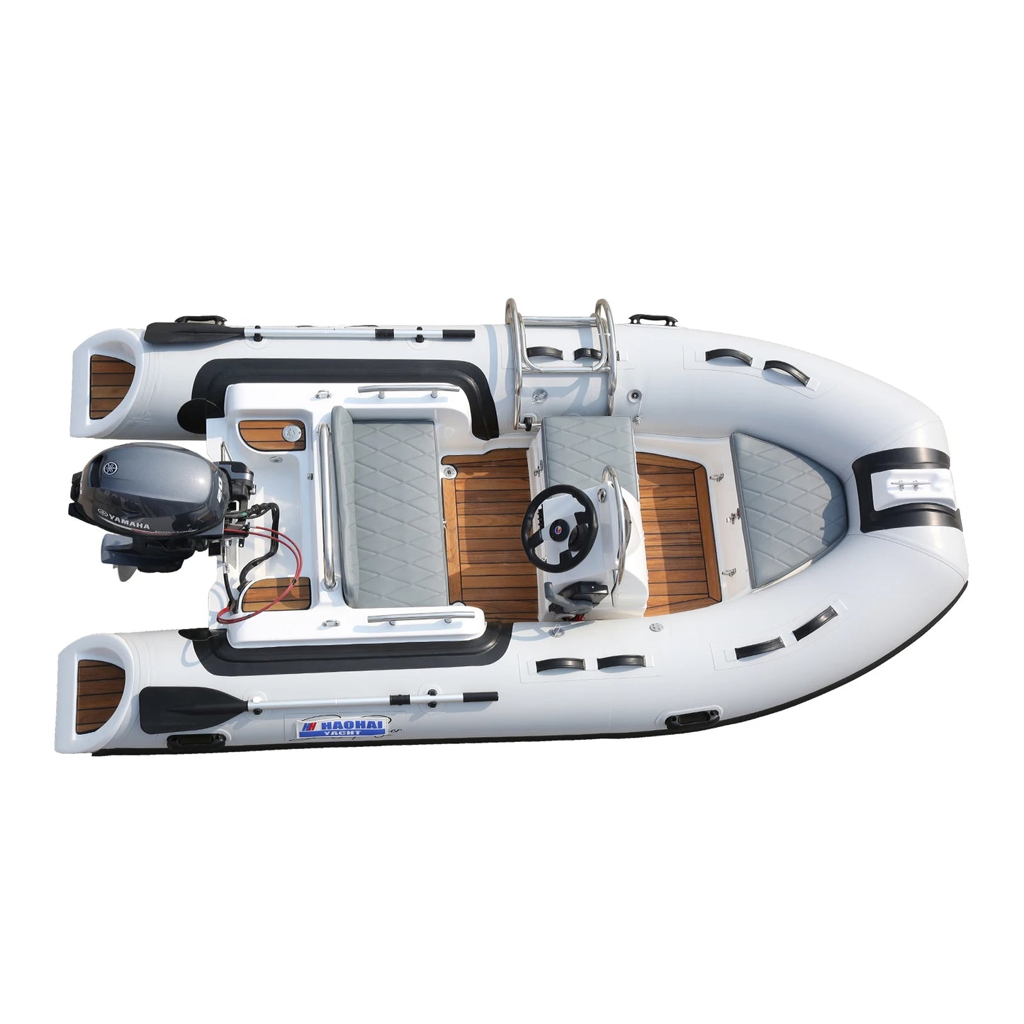 RIB360C 11.8ft Inflatable Fishing Boat - 5 Person Capacity with Console