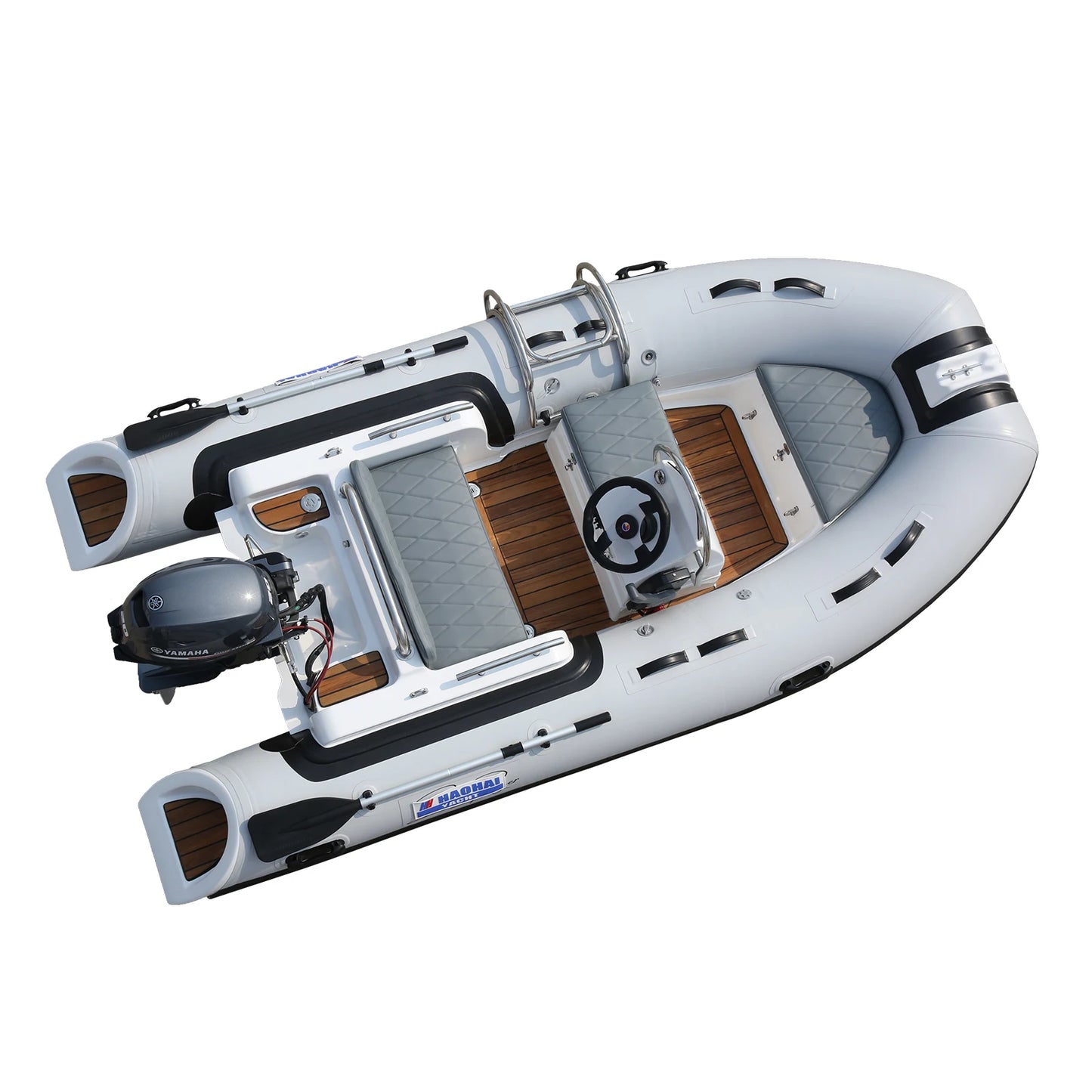 RIB360C 11.8ft Inflatable Fishing Boat - 5 Person Capacity with Console
