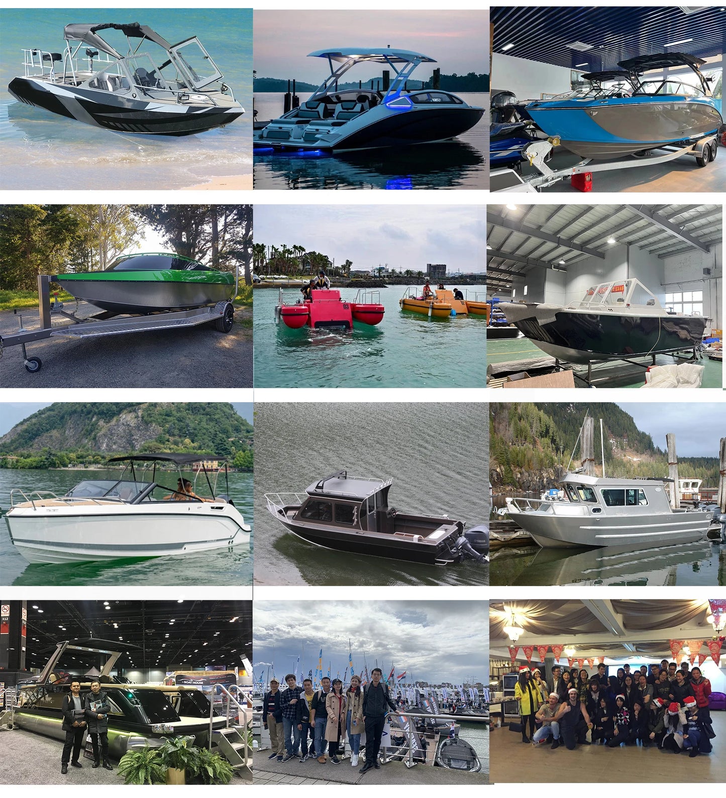16ft Aluminum Sport Fishing Boat - 6 Person Capacity with 150-300HP Outboard Motor