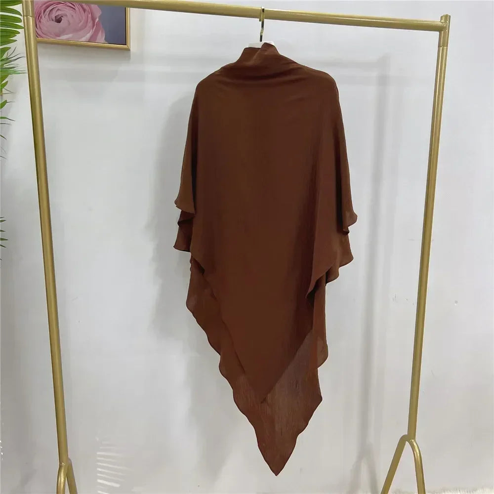 Long Khimar Prayer Garment - Overhead Hijab Pullover