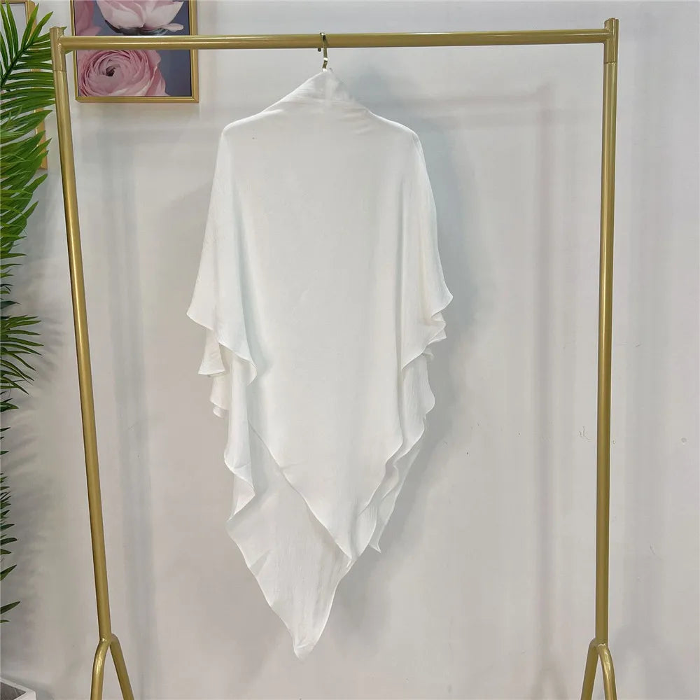 Long Khimar Prayer Garment - Overhead Hijab Pullover