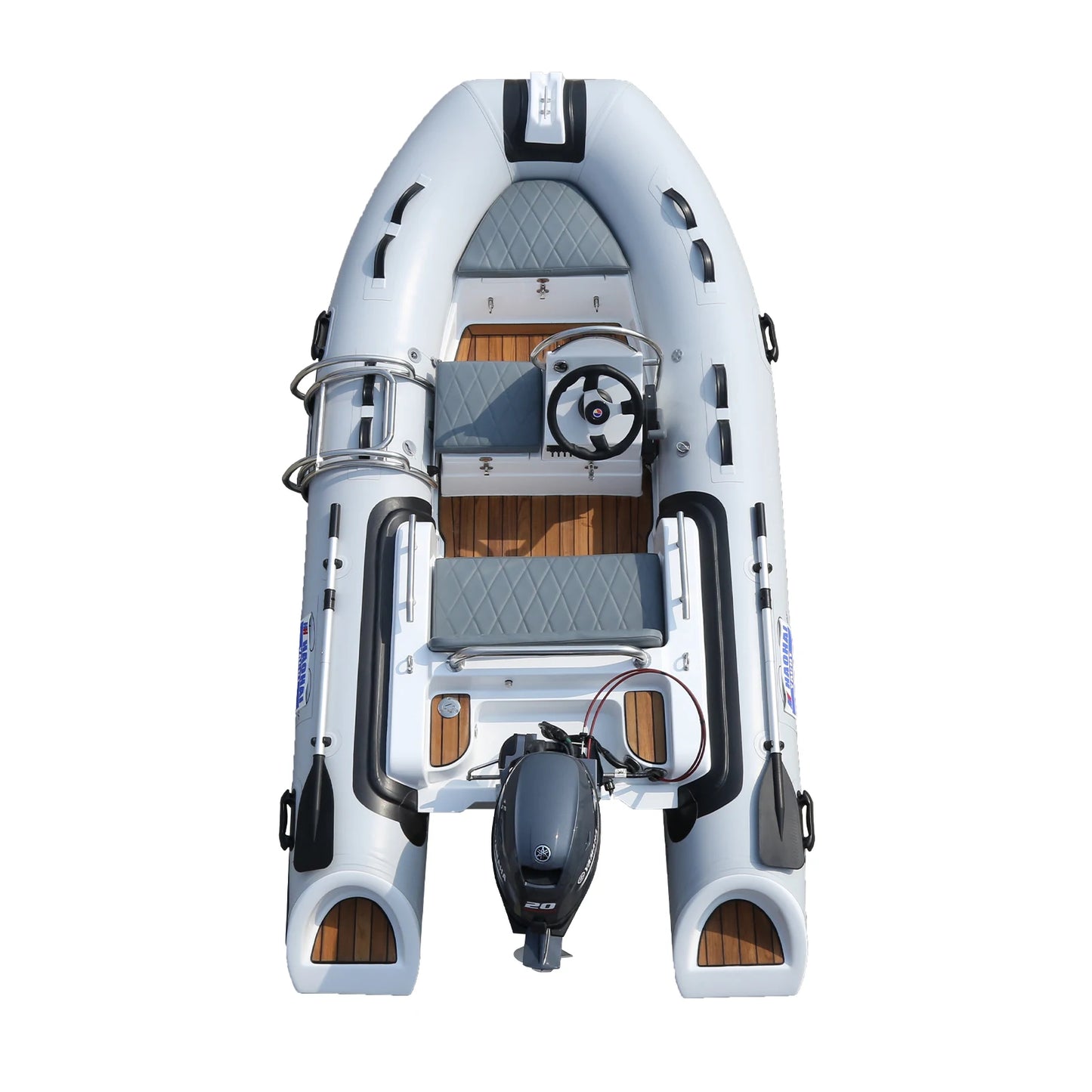 RIB360C 11.8ft Inflatable Fishing Boat - 5 Person Capacity with Console