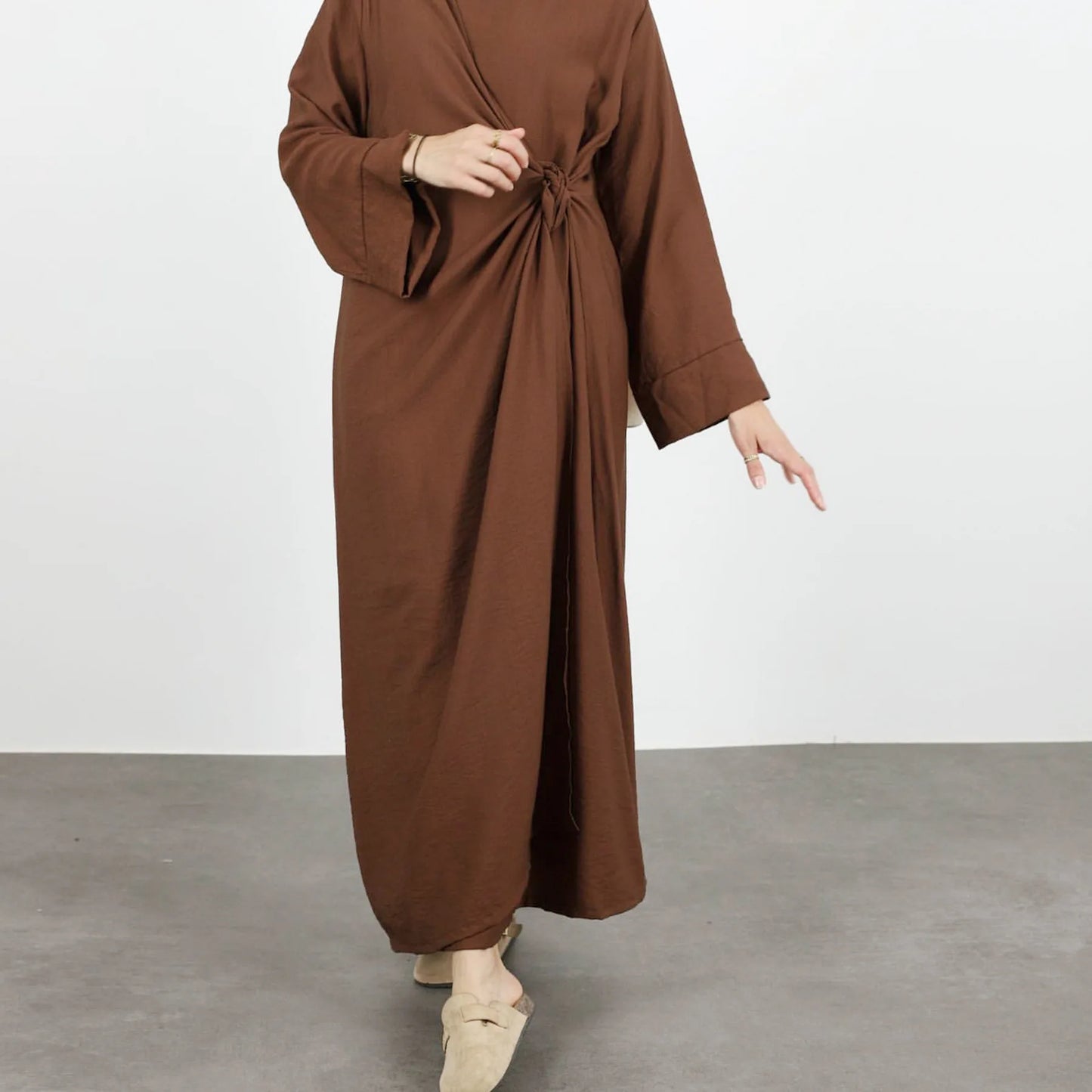 Diamond Embellished Maxi Dress - Gorgeous Party Abaya