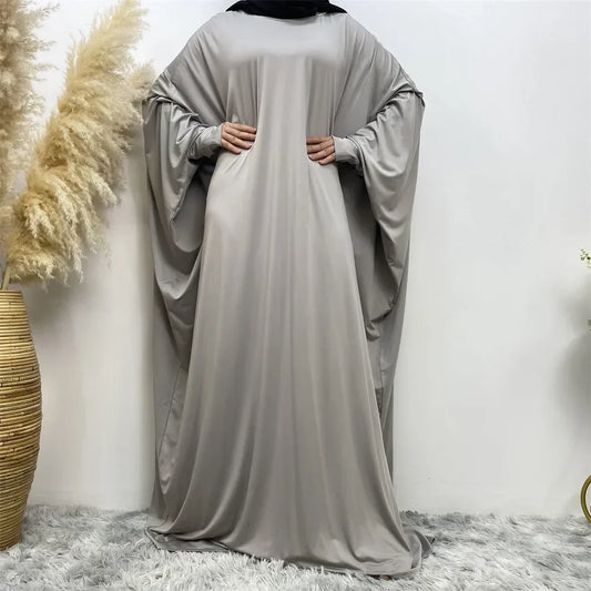 Batwing Sleeve Prayer Dress - Traditional Pullover Abaya