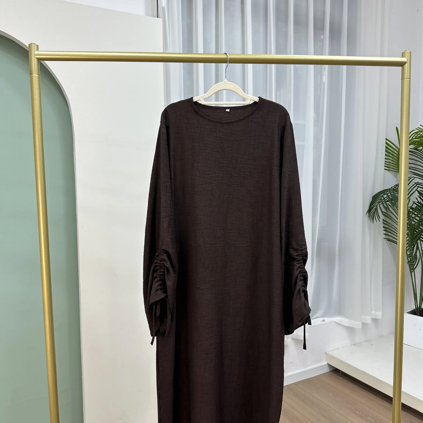 Diamond Embellished Maxi Dress - Gorgeous Party Abaya