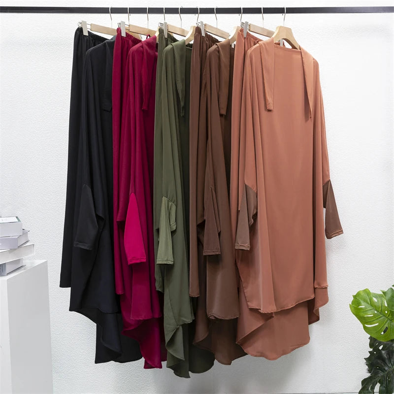 Luxury Dubai Kaftan Abaya with Pockets - Elegant Muslim Dress for Women | Ramadan & Eid 2026