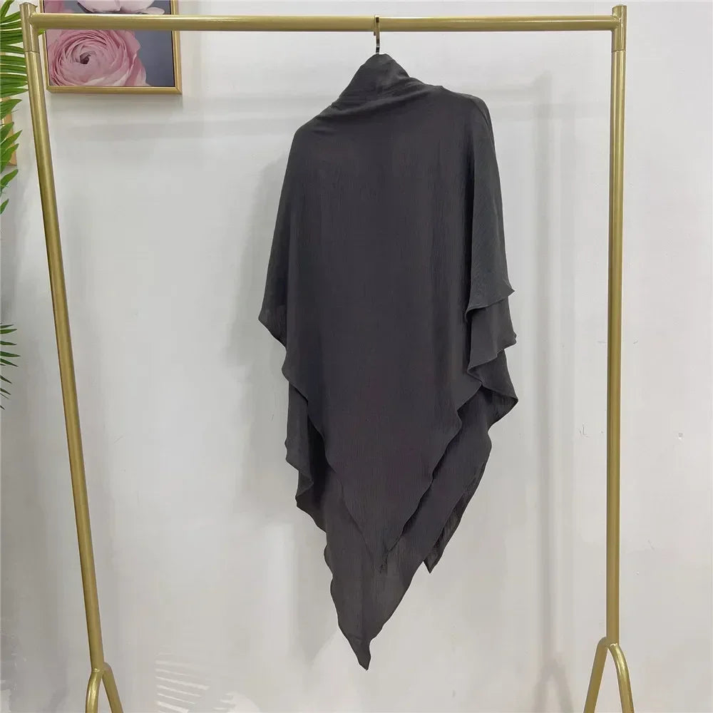 Long Khimar Prayer Garment - Overhead Hijab Pullover