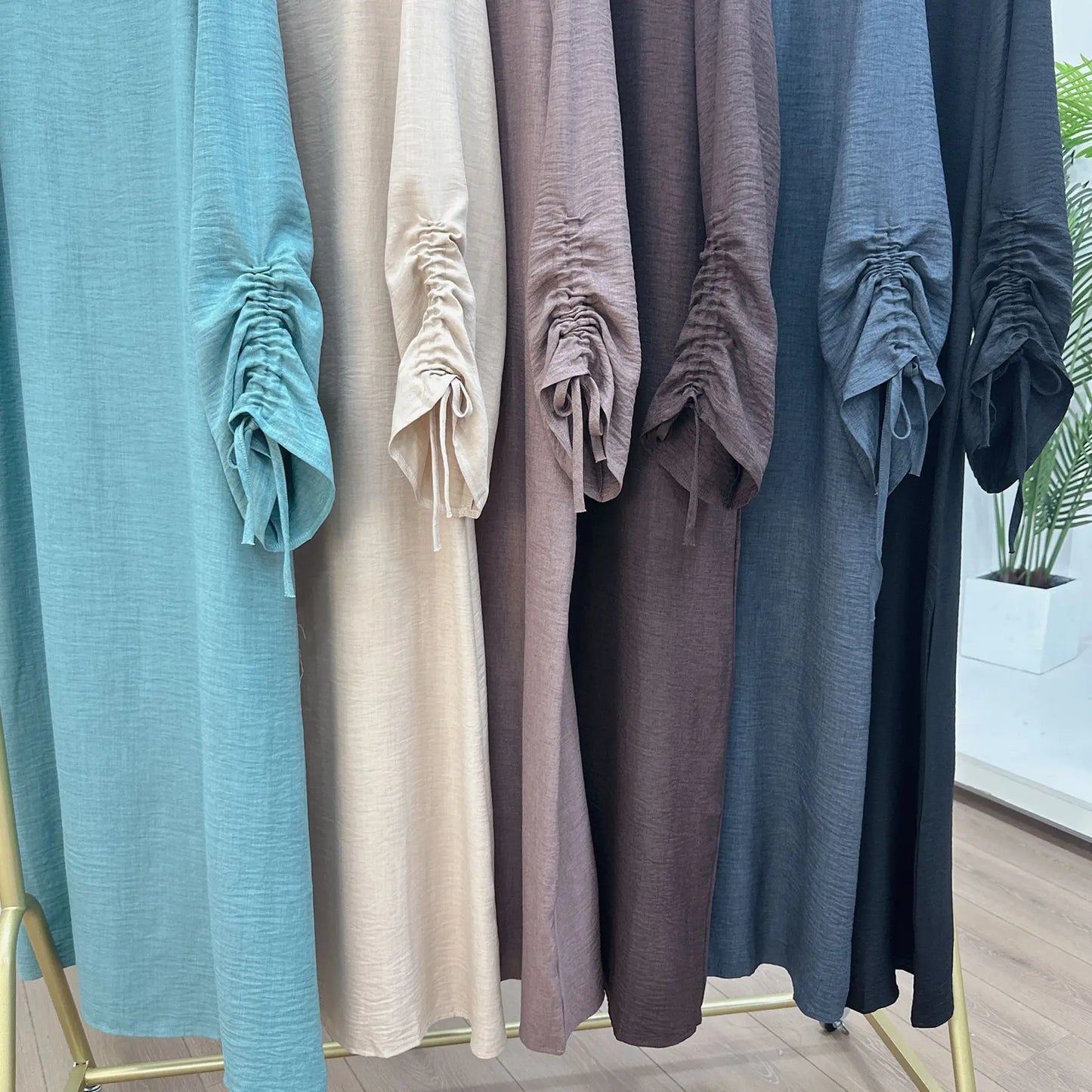 Diamond Embellished Maxi Dress - Gorgeous Party Abaya